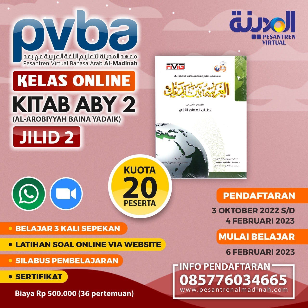 pendaftaran santri baru 3 bulan bahasa arab super intensif 2023 03