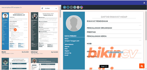 ilustrasi bikin cv