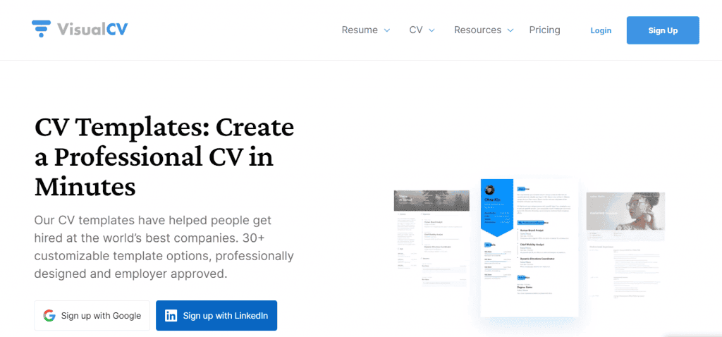 ilustrasi visual cv