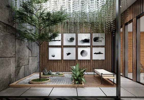 taman kering modern