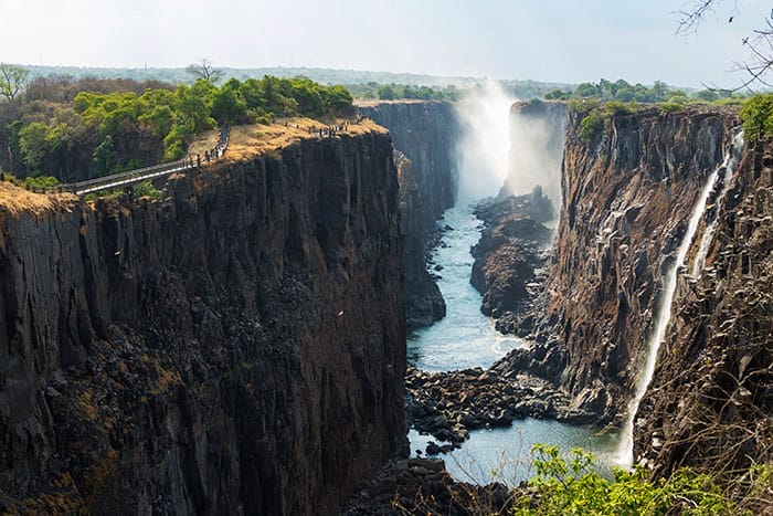 32 melihat air terjun victoria perbatasan zimbabwe dan zambia