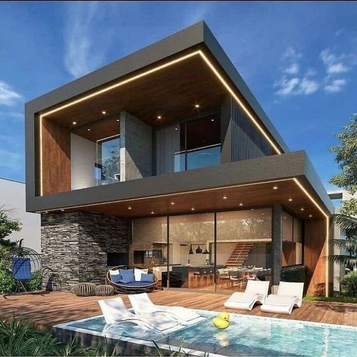 inspirasi arsitektur modern dalam 40 desain totalitas yang menakjubkan 34