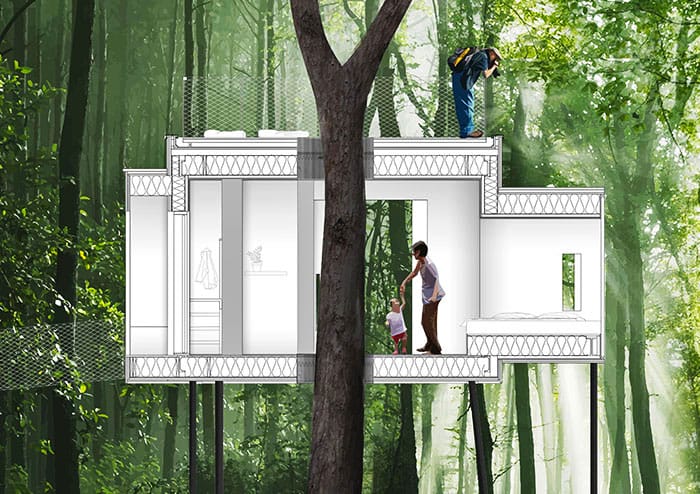 rumah pohon bagi dewasa di denmark 16