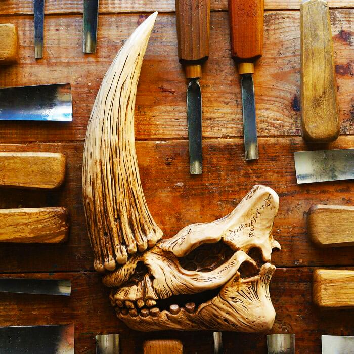 21 Mudhorn Skull