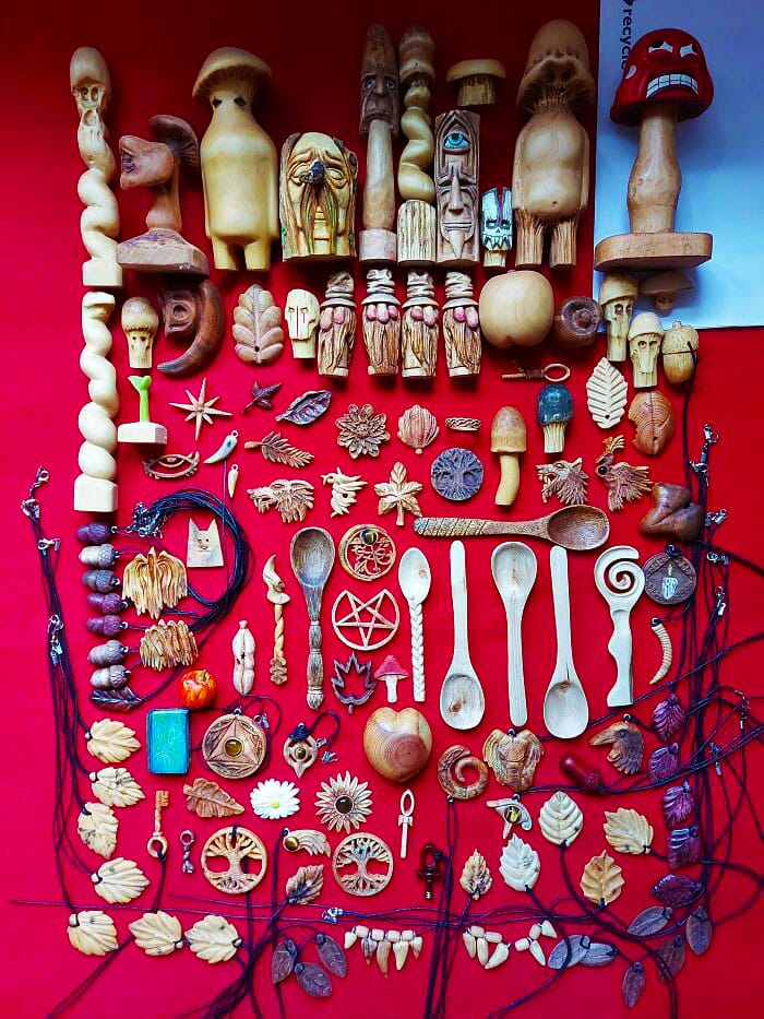 23 Various Wood Carving