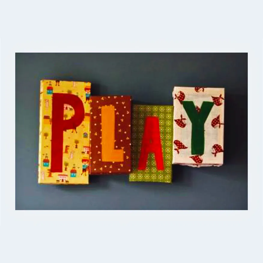 Ilustrasi Ubin Huruf (Letter Tiles)