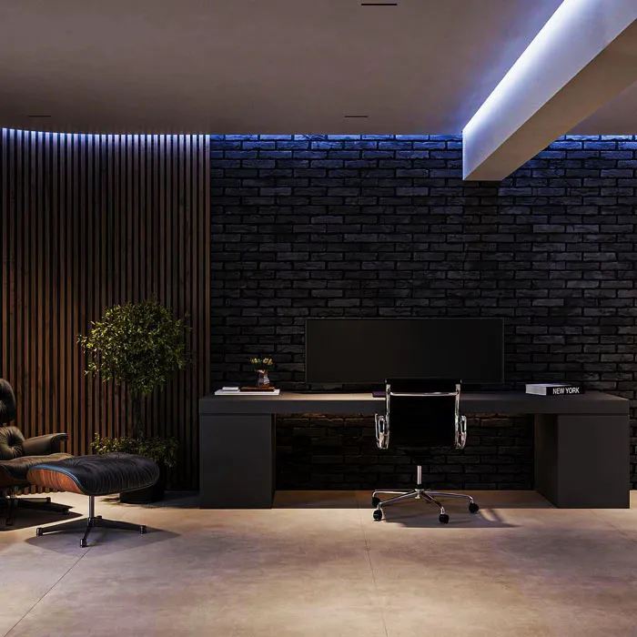 06 Stretcher Bond Brick Wall Design Pattern for Interior Color Play