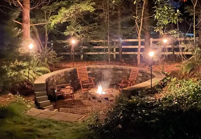 3 Backyard Design With A Classic Conversation Pit