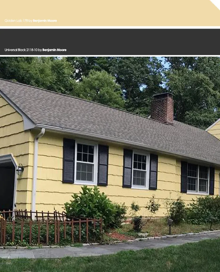 Rumah bercat kuning