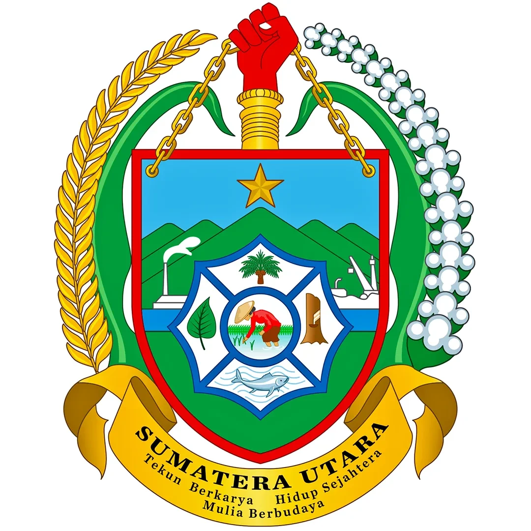 Ilustrasi Lambang Provinsi Sumatera Utara