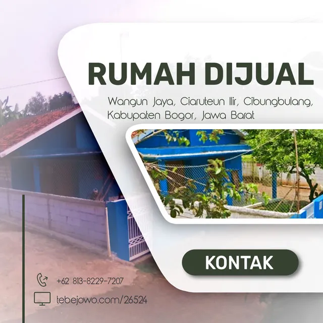 Dijual Rumah SHM di Cibungbulang Bogor