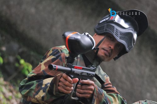 paintball outdoors
