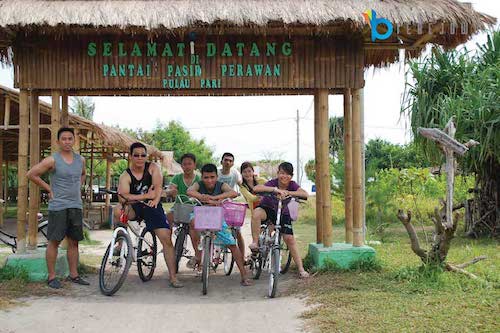 wisata pantai perawan pulau pari