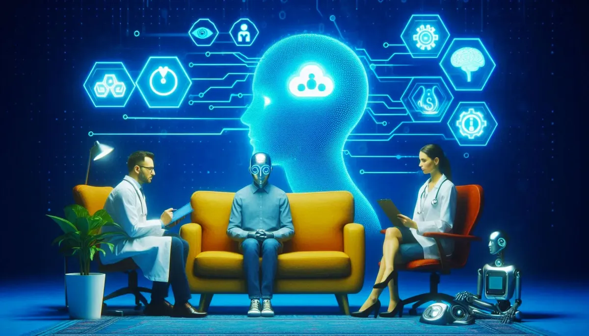 Ilustrasi Terapi AI