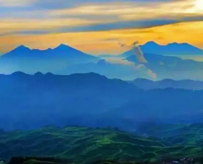 Ilustrasi Gunung Salak Halimun