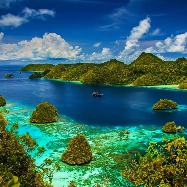 Ilustrasi Raja Ampat, Indonesia