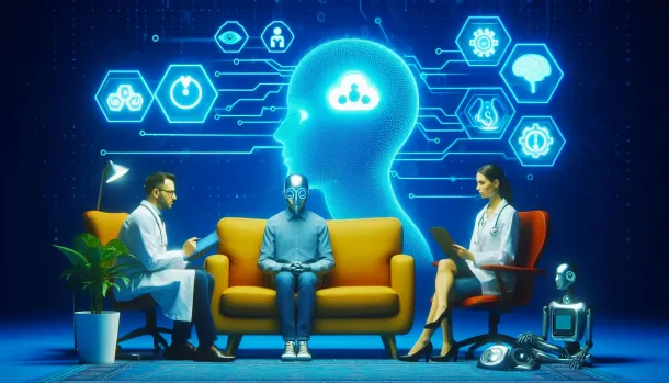 Ilustrasi Terapi AI