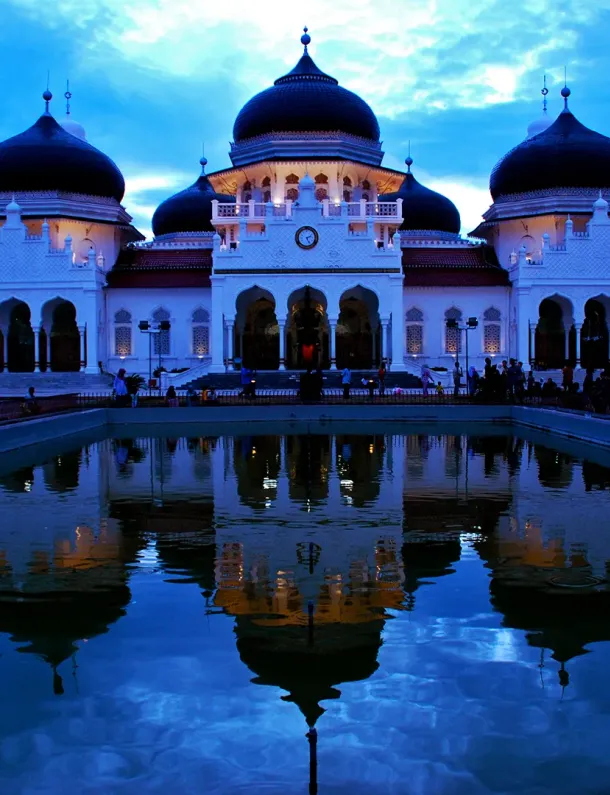 Ilustrasi Masjid Baiturrahman Aceh