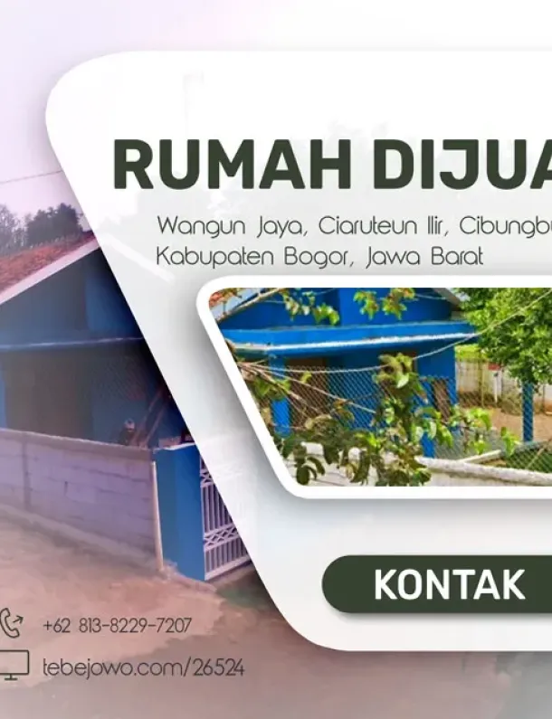 Dijual Rumah SHM di Cibungbulang Bogor