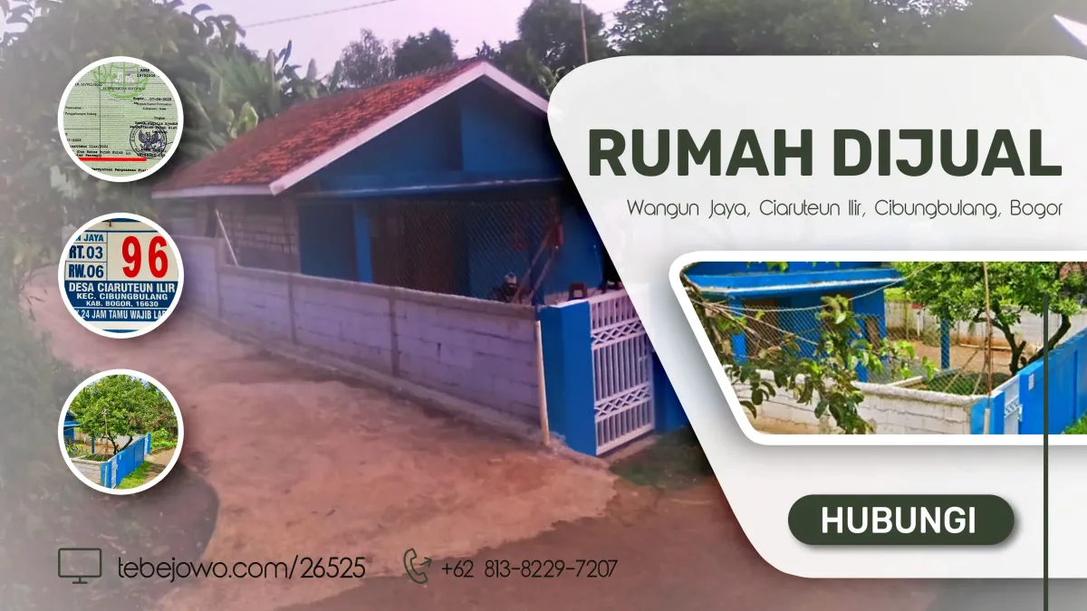 Dijual Rumah SHM di Cibungbulang Bogor