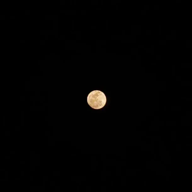 Bulan purnama terang di langit malam Bali