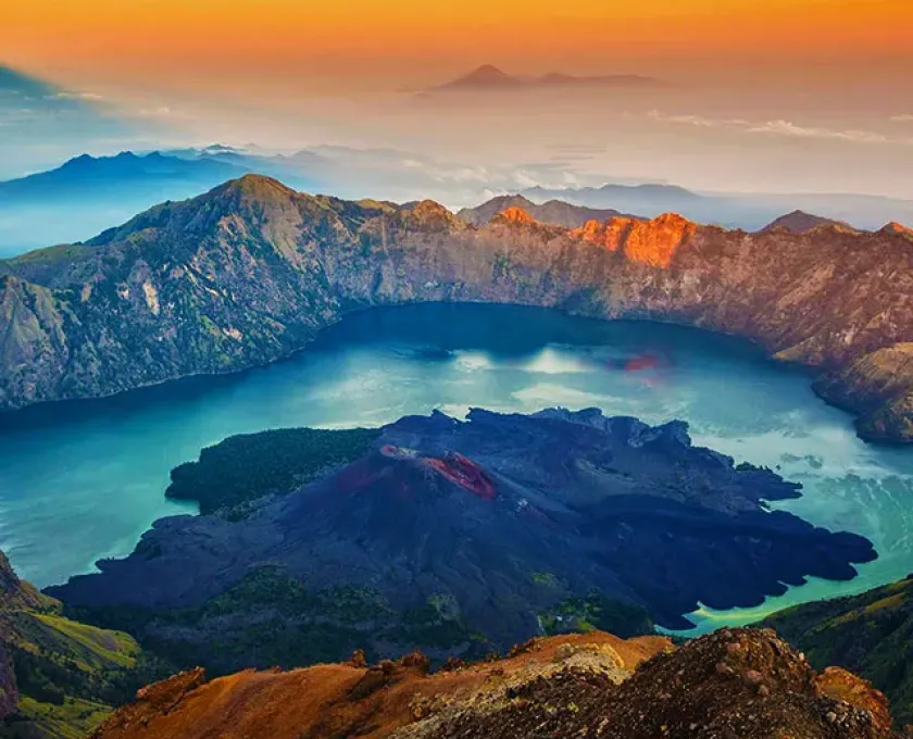 Ilustrasi Gunung Rinjani