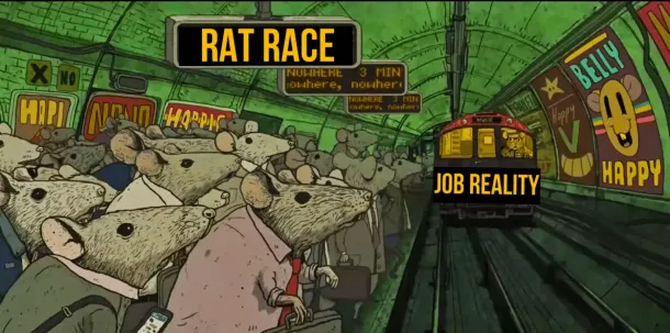 Ilustrasi "Rat Race"