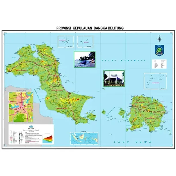 Peta Provinsi Bangka Belitung